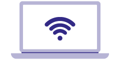 Wifi Image on laptop